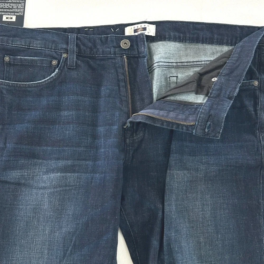 Joseph Abboud Jeans Mens 36x32 Blue Coal Slim Fit Luxe Ultra Comfort Denim